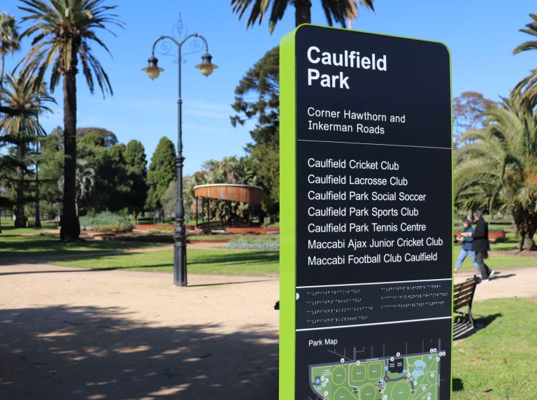 Glen Eira City Council Park Signage